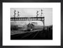 British Railways suburban train leaving Marylebone, 1949 art print small black Art Print - Science Museum Shop