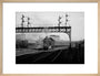 British Railways suburban train leaving Marylebone, 1949 art print medium natural Art Print - Science Museum Shop