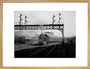 British Railways suburban train leaving Marylebone, 1949 art print large gold Art Print - Science Museum Shop