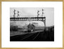 British Railways suburban train leaving Marylebone, 1949 art print extra large gold Art Print - Science Museum Shop