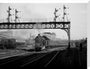 British Railways suburban train leaving Marylebone, 1949 stretched canvas large none Art Print - Science Museum Shop