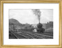 Queen of Scots departs Kings Cross with A3 no. 96 Papyrus c.1946 art print small gold Art Print - Science Museum Shop
