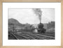 Queen of Scots departs Kings Cross with A3 no. 96 Papyrus c.1946 art print small natural Art Print - Science Museum Shop