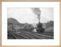 Queen of Scots departs Kings Cross with A3 no. 96 Papyrus c.1946 art print medium natural Art Print - Science Museum Shop