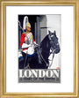 ‘London - Heart of the Empire’, GWR poster, 1939. art print extra small gold Art Print - Science Museum Shop