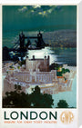 ‘London’, GWR poster, 1938. stretched canvas extra large none Art Print - Science Museum Shop