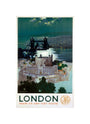 ‘London’, GWR poster, 1938. unstretched canvas small none Art Print - Science Museum Shop