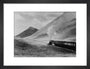 A K2 2-6-0 locomotive on the West Highland line. art print small black Art Print - Science Museum Shop