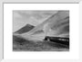 A K2 2-6-0 locomotive on the West Highland line. art print small white Art Print - Science Museum Shop