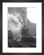 The Yorkshire Pullman at King's Cross, January 1948 art print extra small black Art Print - Science Museum Shop