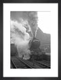 The Yorkshire Pullman at King's Cross, January 1948 art print small black Art Print - Science Museum Shop