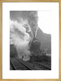 The Yorkshire Pullman at King's Cross, January 1948 art print large gold Art Print - Science Museum Shop