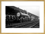 C1 Atlantic 62822 with Ivatt Atlantic Special art print large gold Art Print - Science Museum Shop