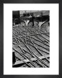 Lines of communication, railway lines at King's Cross art print extra small black Art Print - Science Museum Shop