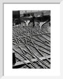 Lines of communication, railway lines at King's Cross art print extra small white Art Print - Science Museum Shop