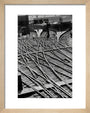 Lines of communication, railway lines at King's Cross art print extra small natural Art Print - Science Museum Shop