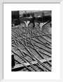 Lines of communication, railway lines at King's Cross art print small white Art Print - Science Museum Shop