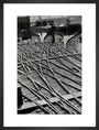 Lines of communication, railway lines at King's Cross art print medium black Art Print - Science Museum Shop