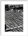 Lines of communication, railway lines at King's Cross art print medium white Art Print - Science Museum Shop