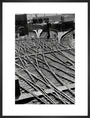 Lines of communication, railway lines at King's Cross art print large black Art Print - Science Museum Shop