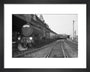 Steam Locomotive - Scandinavian art print extra small black Art Print - Science Museum Shop