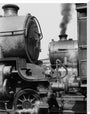 'Steam up and waiting' stretched canvas extra large none Art Print - Science Museum Shop
