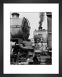 'Steam up and waiting' art print extra small black Art Print - Science Museum Shop