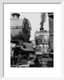 'Steam up and waiting' art print extra small white Art Print - Science Museum Shop