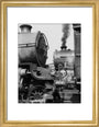 'Steam up and waiting' art print small gold Art Print - Science Museum Shop