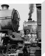 'Steam up and waiting' stretched canvas small none Art Print - Science Museum Shop