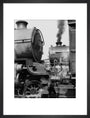 'Steam up and waiting' art print medium black Art Print - Science Museum Shop