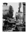 'Steam up and waiting' unstretched canvas large none Art Print - Science Museum Shop