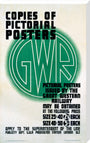 ‘Copies of Pictorial Posters’, GWR poster, 1923-1947 stretched canvas extra large none Art Print - Science Museum Shop