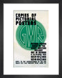 ‘Copies of Pictorial Posters’, GWR poster, 1923-1947 art print extra small black Art Print - Science Museum Shop