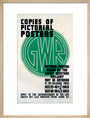 ‘Copies of Pictorial Posters’, GWR poster, 1923-1947 art print medium natural Art Print - Science Museum Shop