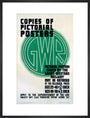 ‘Copies of Pictorial Posters’, GWR poster, 1923-1947 art print large black Art Print - Science Museum Shop