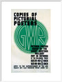 ‘Copies of Pictorial Posters’, GWR poster, 1923-1947 art print extra large white Art Print - Science Museum Shop