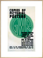 ‘Copies of Pictorial Posters’, GWR poster, 1923-1947 art print extra large natural Art Print - Science Museum Shop