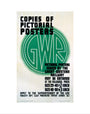 ‘Copies of Pictorial Posters’, GWR poster, 1923-1947 art print extra small none Art Print - Science Museum Shop