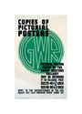 ‘Copies of Pictorial Posters’, GWR poster, 1923-1947 unstretched canvas small none Art Print - Science Museum Shop