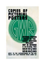 ‘Copies of Pictorial Posters’, GWR poster, 1923-1947 unstretched canvas medium none Art Print - Science Museum Shop