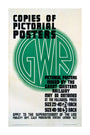 ‘Copies of Pictorial Posters’, GWR poster, 1923-1947 unstretched canvas extra large none Art Print - Science Museum Shop