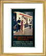 'The Queen of Scots Pullman', Pullman Company poster, c 1926 art print extra small gold Art Print - Science Museum Shop