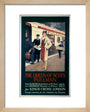 'The Queen of Scots Pullman', Pullman Company poster, c 1926 art print extra small natural Art Print - Science Museum Shop