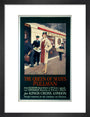 'The Queen of Scots Pullman', Pullman Company poster, c 1926 art print small black Art Print - Science Museum Shop