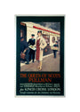 'The Queen of Scots Pullman', Pullman Company poster, c 1926 unstretched canvas small none Art Print - Science Museum Shop