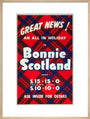 'Great News! An All in Holiday in Bonnie Scotland', BR poster, c 1950s art print large natural Art Print - Science Museum Shop