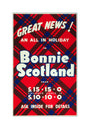 'Great News! An All in Holiday in Bonnie Scotland', BR poster, c 1950s unstretched canvas medium none Art Print - Science Museum Shop