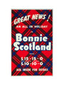 'Great News! An All in Holiday in Bonnie Scotland', BR poster, c 1950s art print large none Art Print - Science Museum Shop