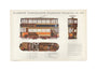 Science Museum produced poster of the four-wheeled electric tramcar built for the Glasgow corporation tramways in 1901. unstretched canvas large none Art Print - Science Museum Shop